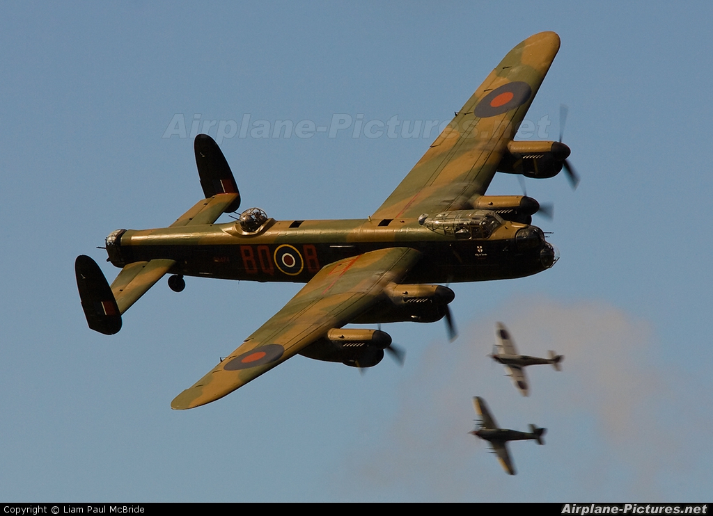 Royal Air Force "Battle of Britain Memorial Flight" PA474 aircraft at Leuchars