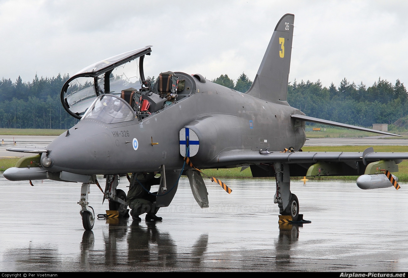 Finland - Air Force: Midnight Hawks HW-326 aircraft at Turku