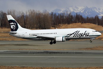 N764AS - Alaska Airlines Boeing 737-400(Combi)