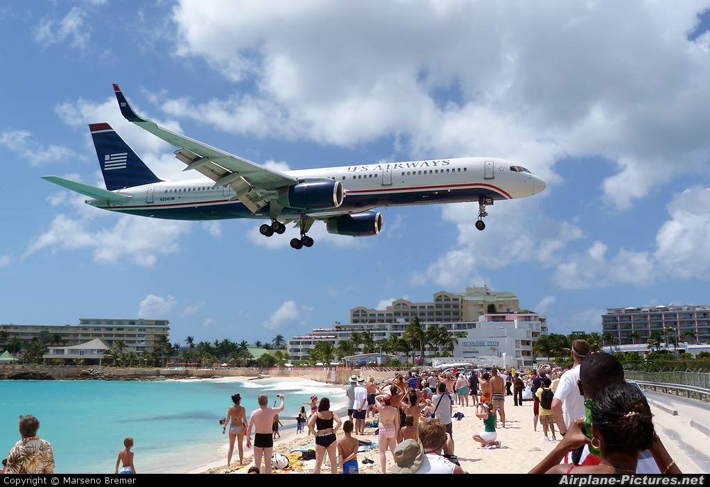 US Airways N204UW aircraft at Sint Maarten - Princess Juliana Intl