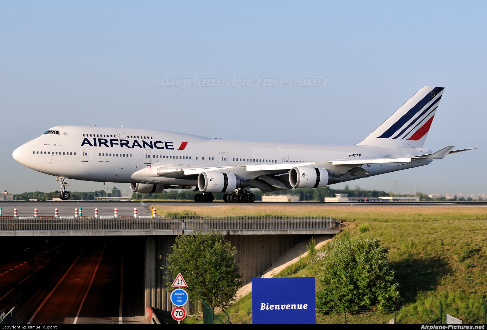 Air France F-GITE aircraft at Paris - Charles de Gaulle