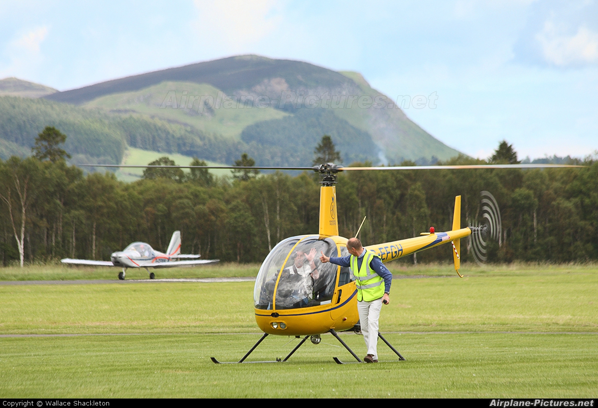Kingsfield Helicopters G-EFGH aircraft at Perth - Scone