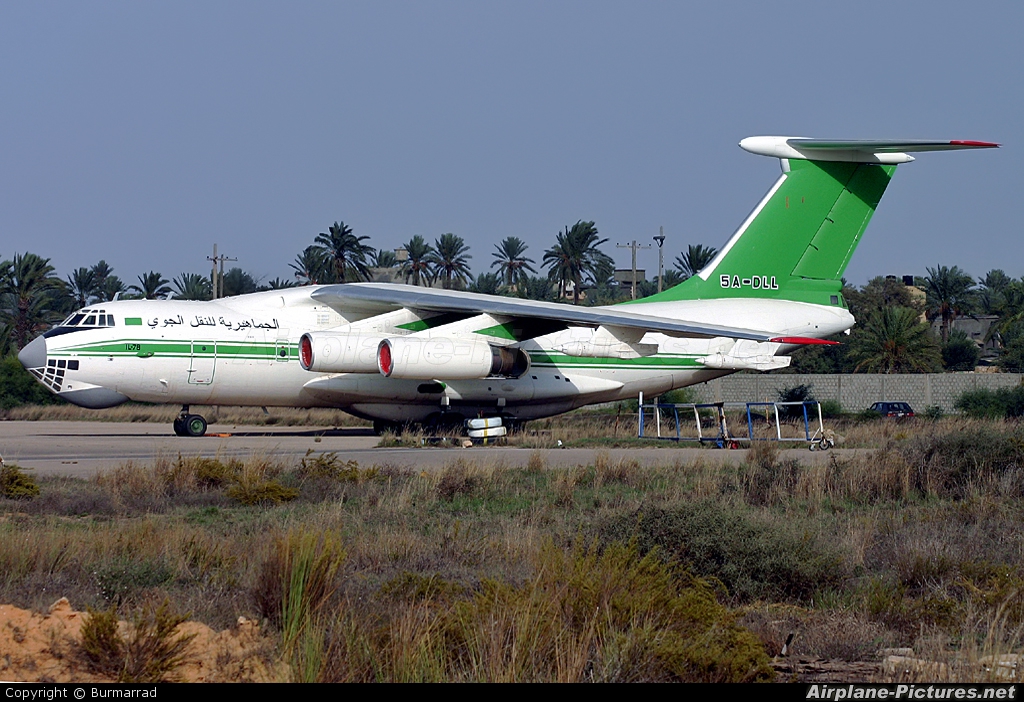Jamahiria Air Transport 5A-DLL aircraft at Mitiga