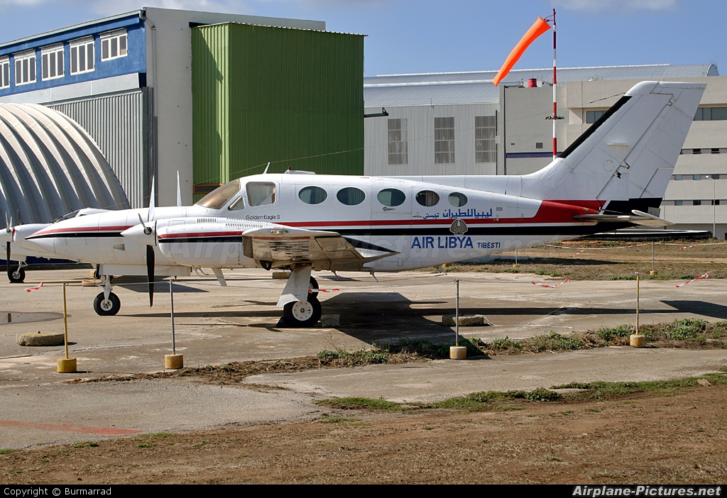 Air Libya Tibesti 5A-DBM aircraft at Malta Intl