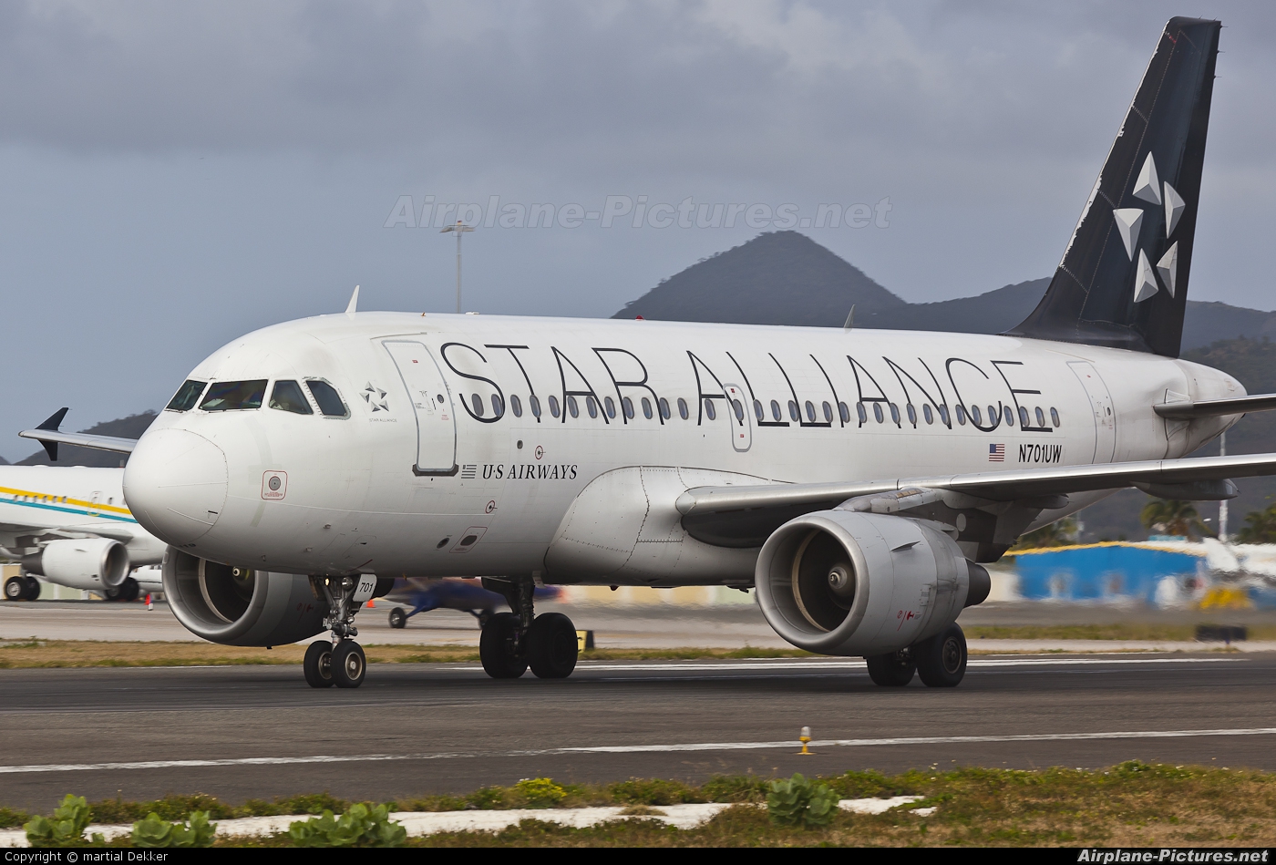 US Airways N701UW aircraft at Sint Maarten - Princess Juliana Intl