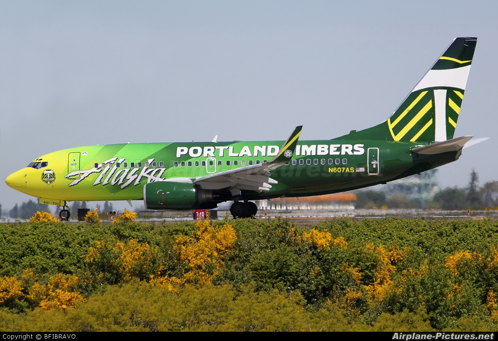 Alaska Airlines N607AS aircraft at Seattle-Tacoma Intl