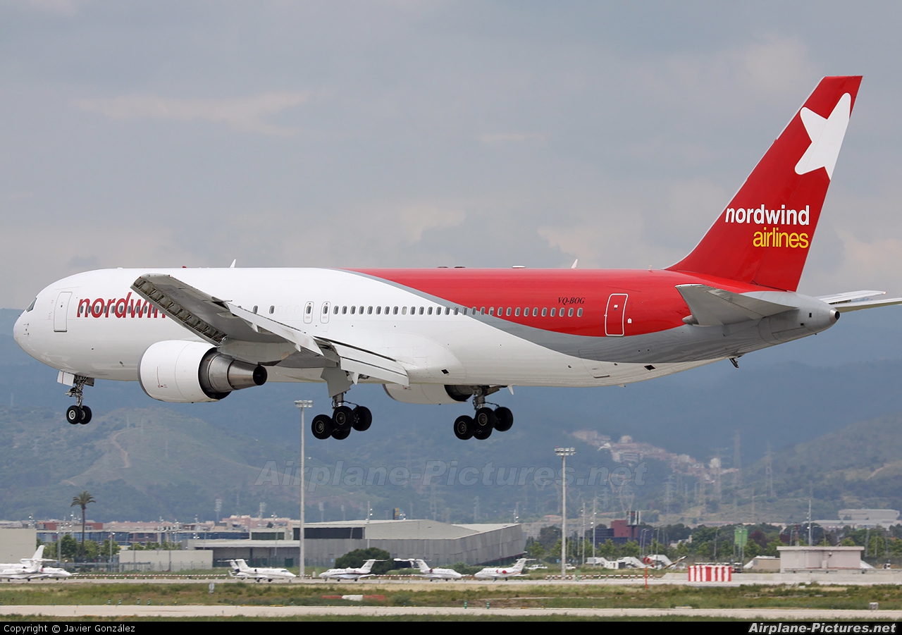 Nordwind Airlines VQ-BOG aircraft at Barcelona - El Prat