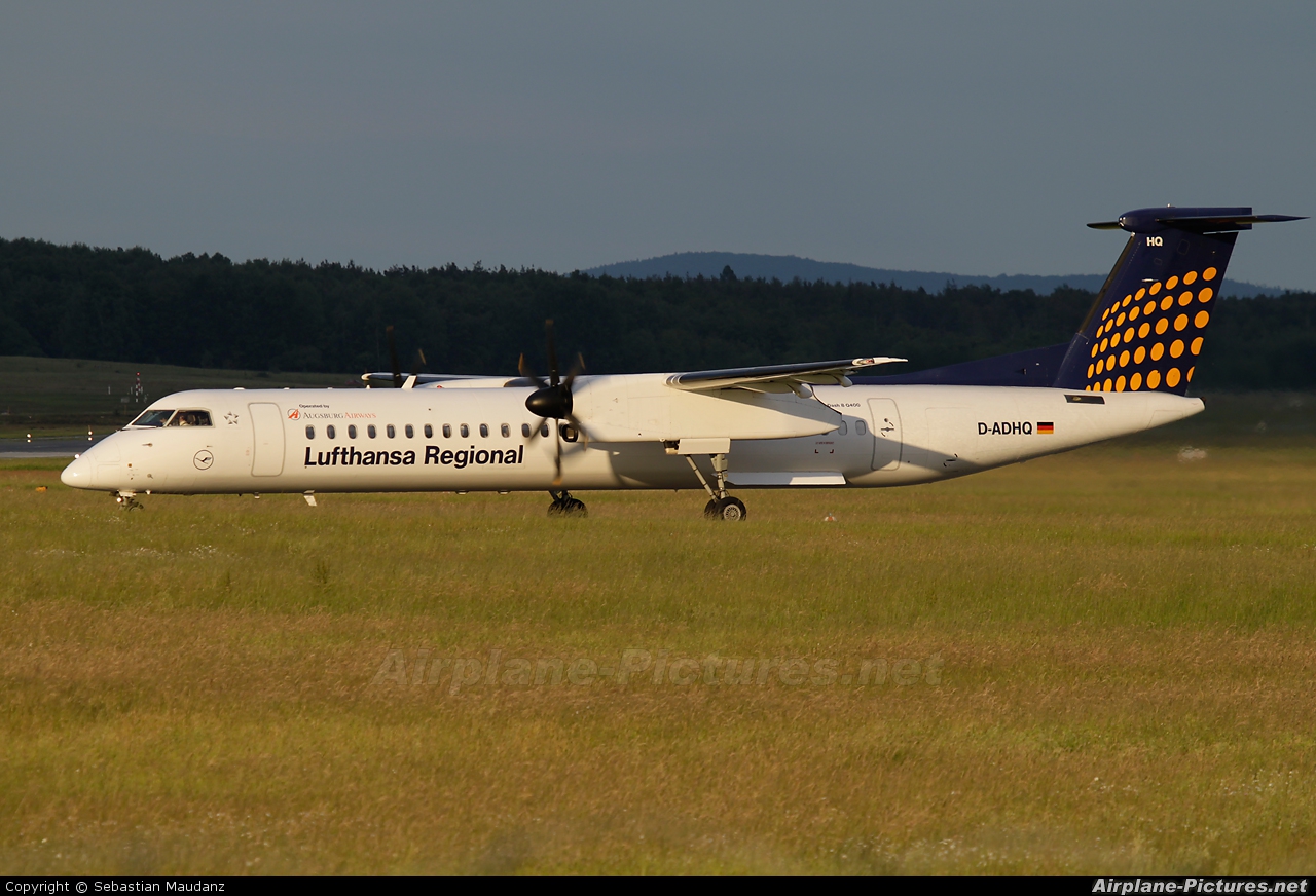 Augsburg Airways - Lufthansa Regional D-ADHQ aircraft at Nuremberg