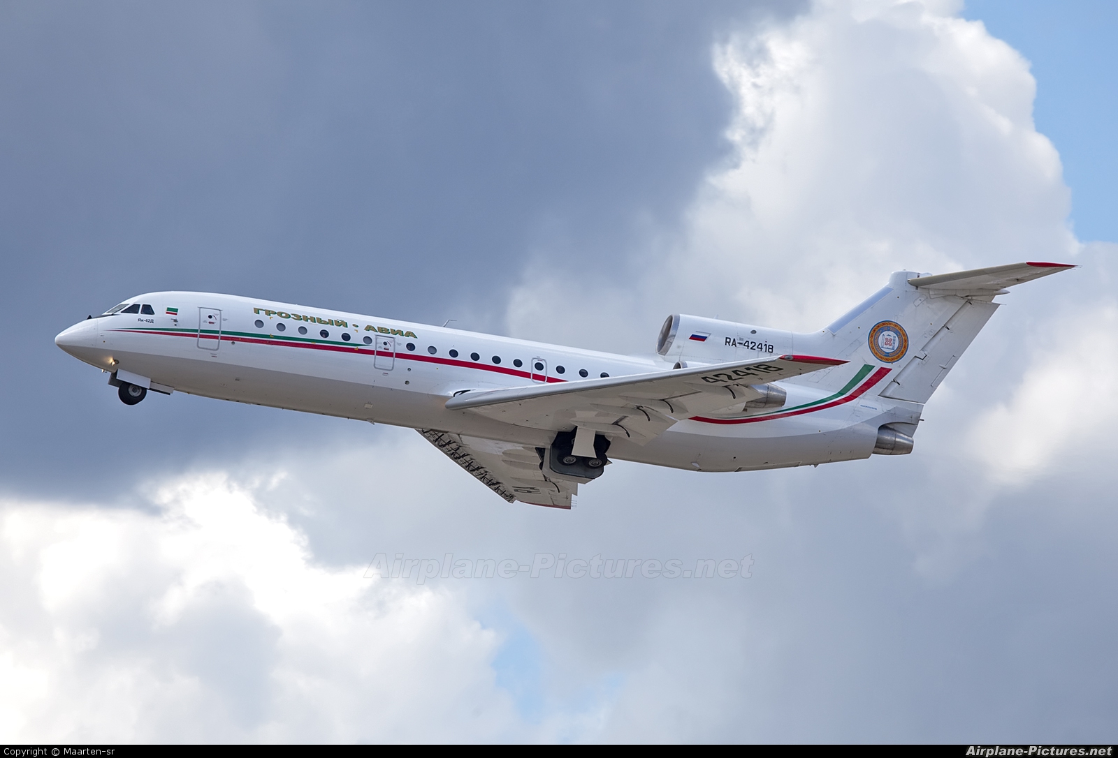 Grozny Avia RA-42418 aircraft at Moscow - Vnukovo