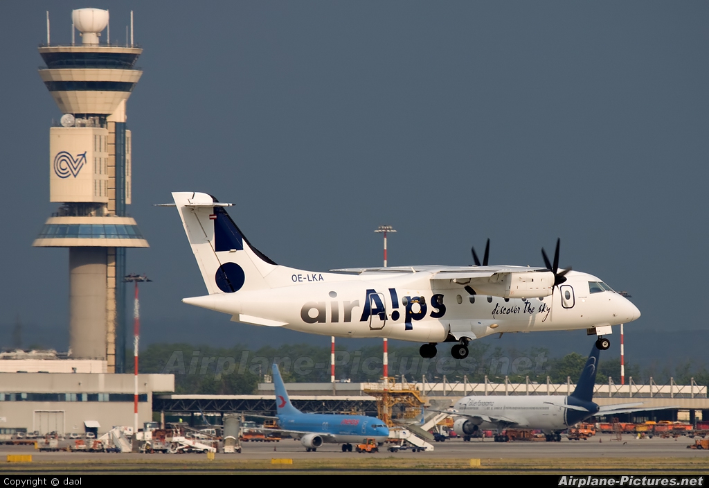 Air Alps OE-LKA aircraft at Milan - Malpensa