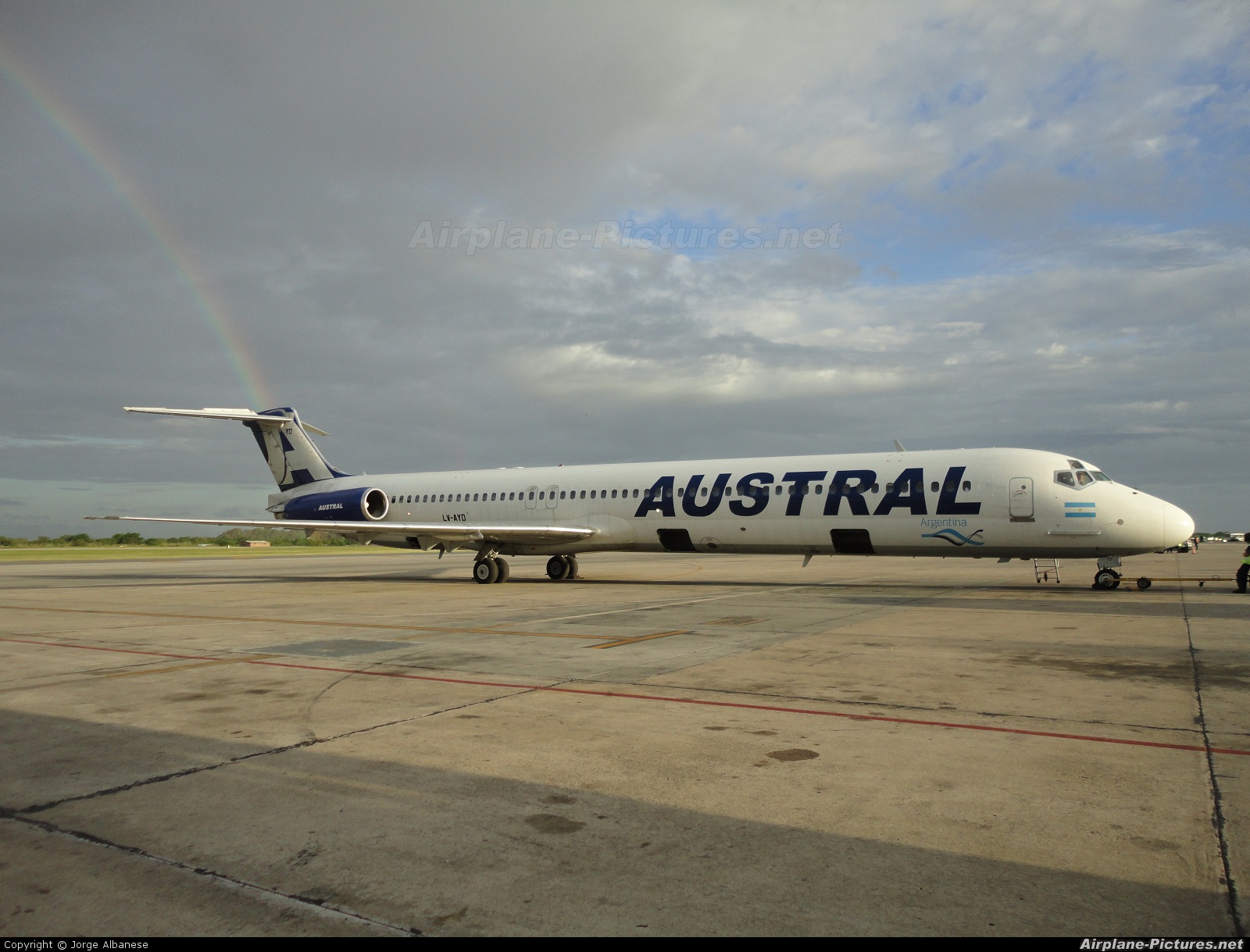 Austral Lineas Aereas LV-AYD aircraft at Buenos Aires - Ministro Pistarini
