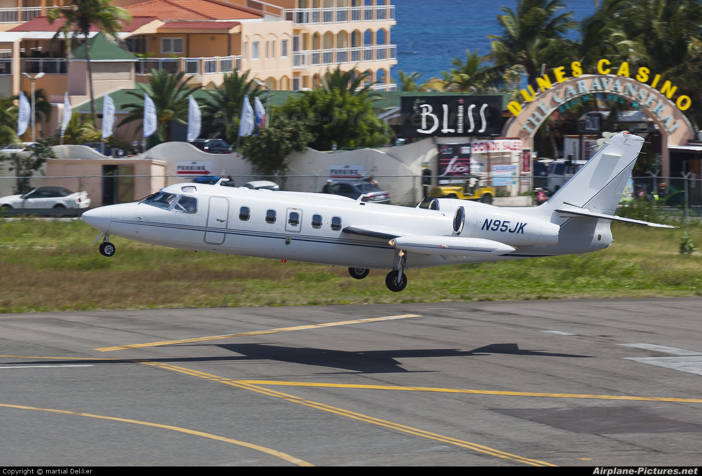 Private N95JK aircraft at Sint Maarten - Princess Juliana Intl
