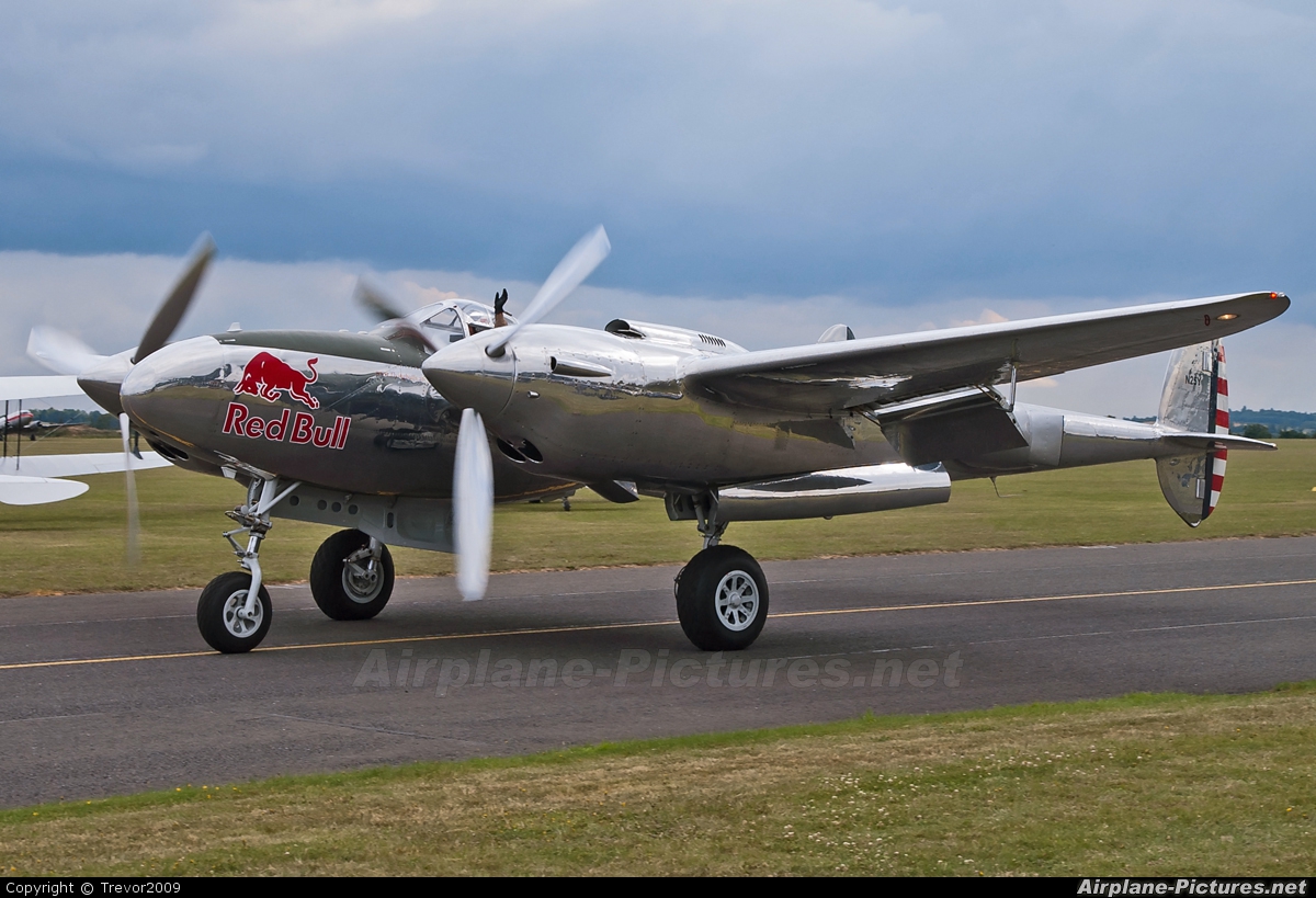 N25Y - The Flying Bulls Lockheed P-38 Lightning at Duxford | Photo ID ...