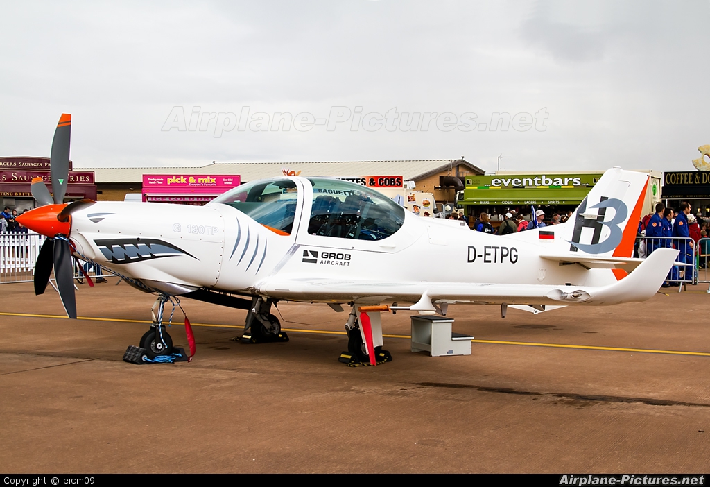 Grob Aerospace D-ETPG aircraft at Fairford
