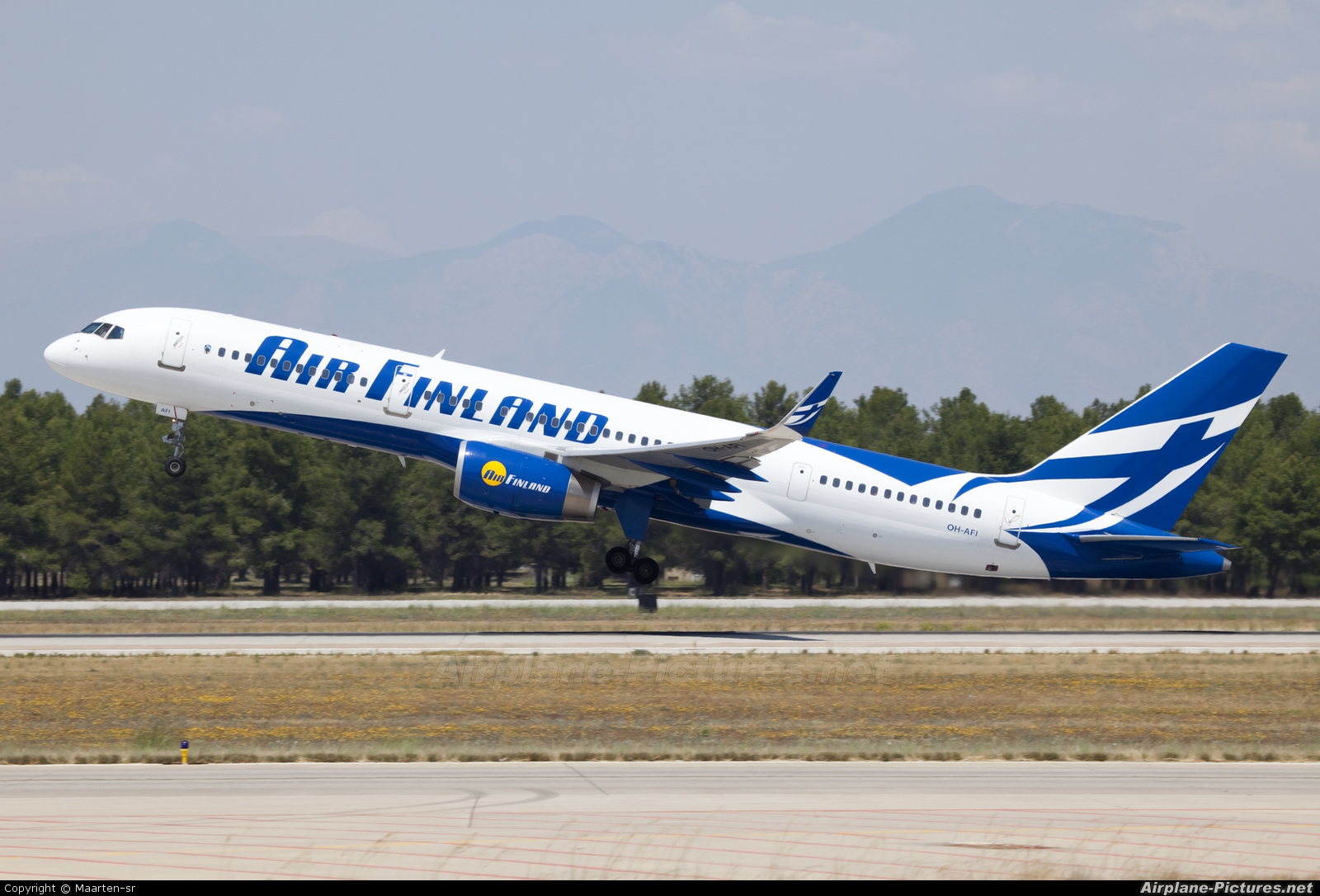 Air Finland OH-AFI aircraft at Antalya