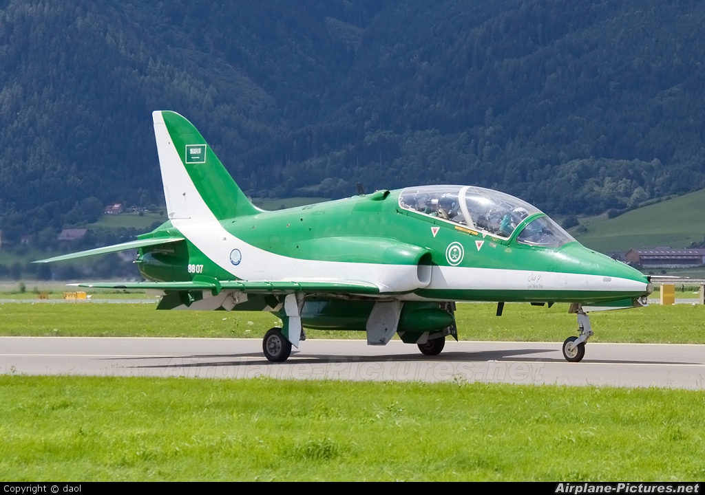 Saudi Arabia - Air Force: Saudi Hawks 8807 aircraft at Zeltweg