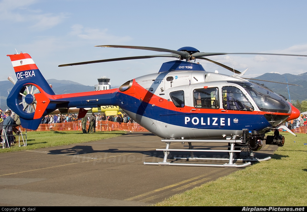 Austria - Police OE-BXA aircraft at Zeltweg