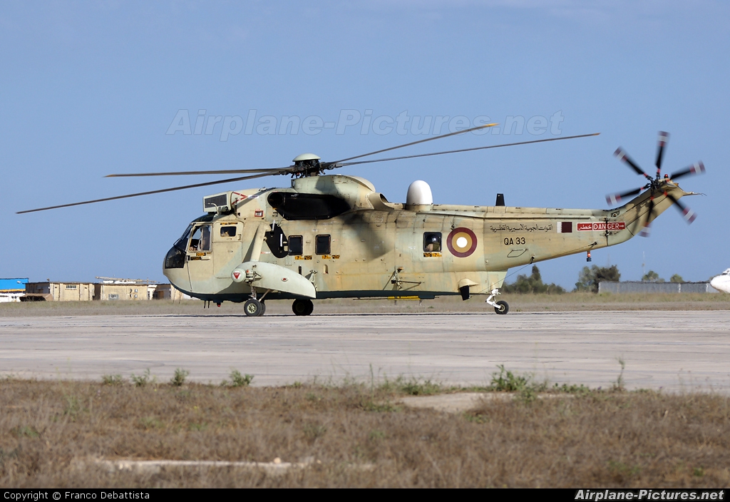 QA33 - Qatar Amiri - Air Force Westland Sea King Commando mk.3 at Malta ...