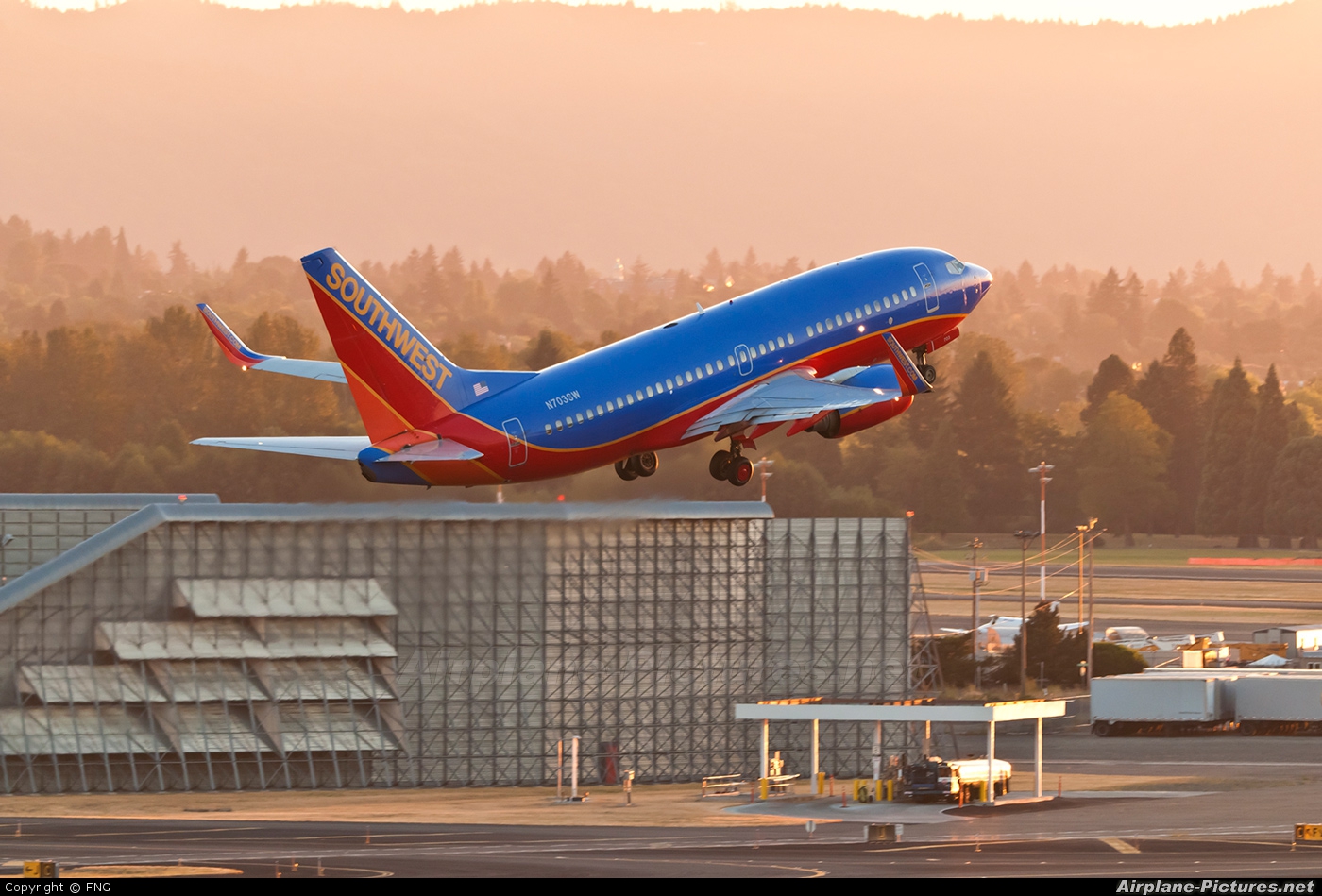 Southwest Airlines N703SW aircraft at Portland