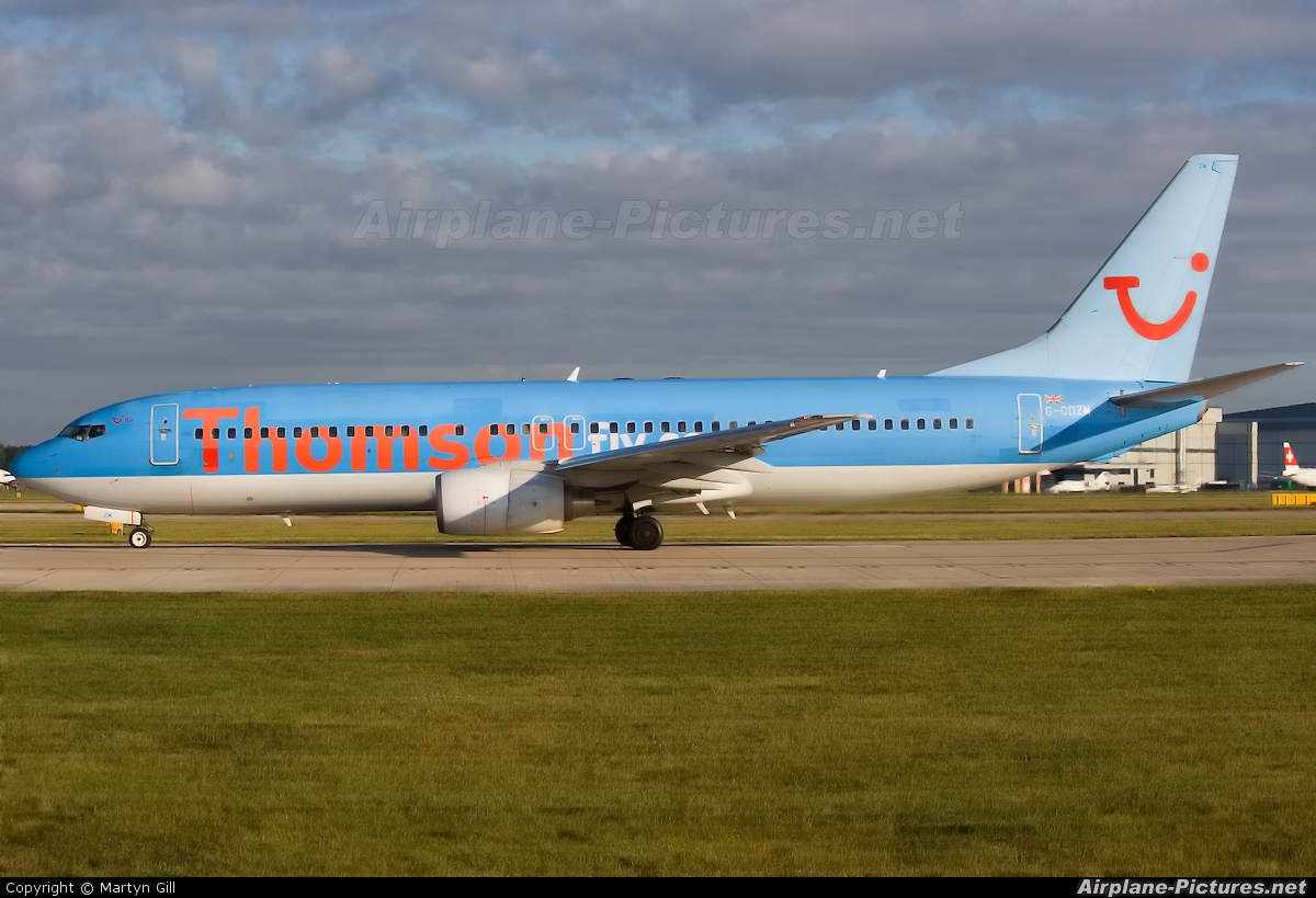 Thomson/Thomsonfly G-CDZM aircraft at Manchester