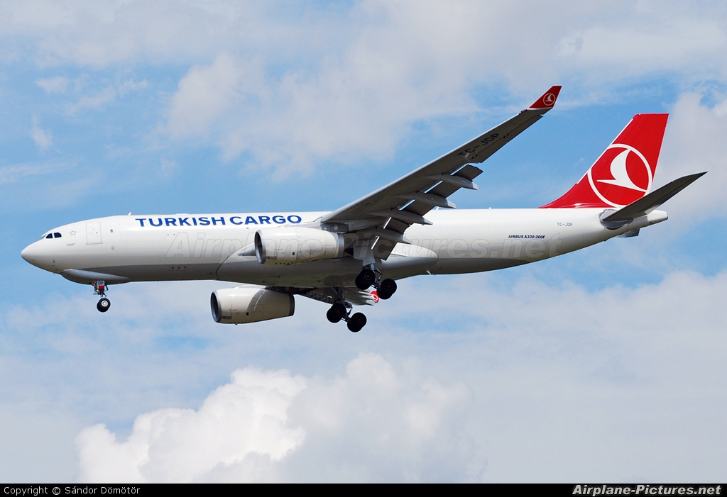 Turkish Cargo TC-JDP aircraft at Budapest Ferenc Liszt International Airport