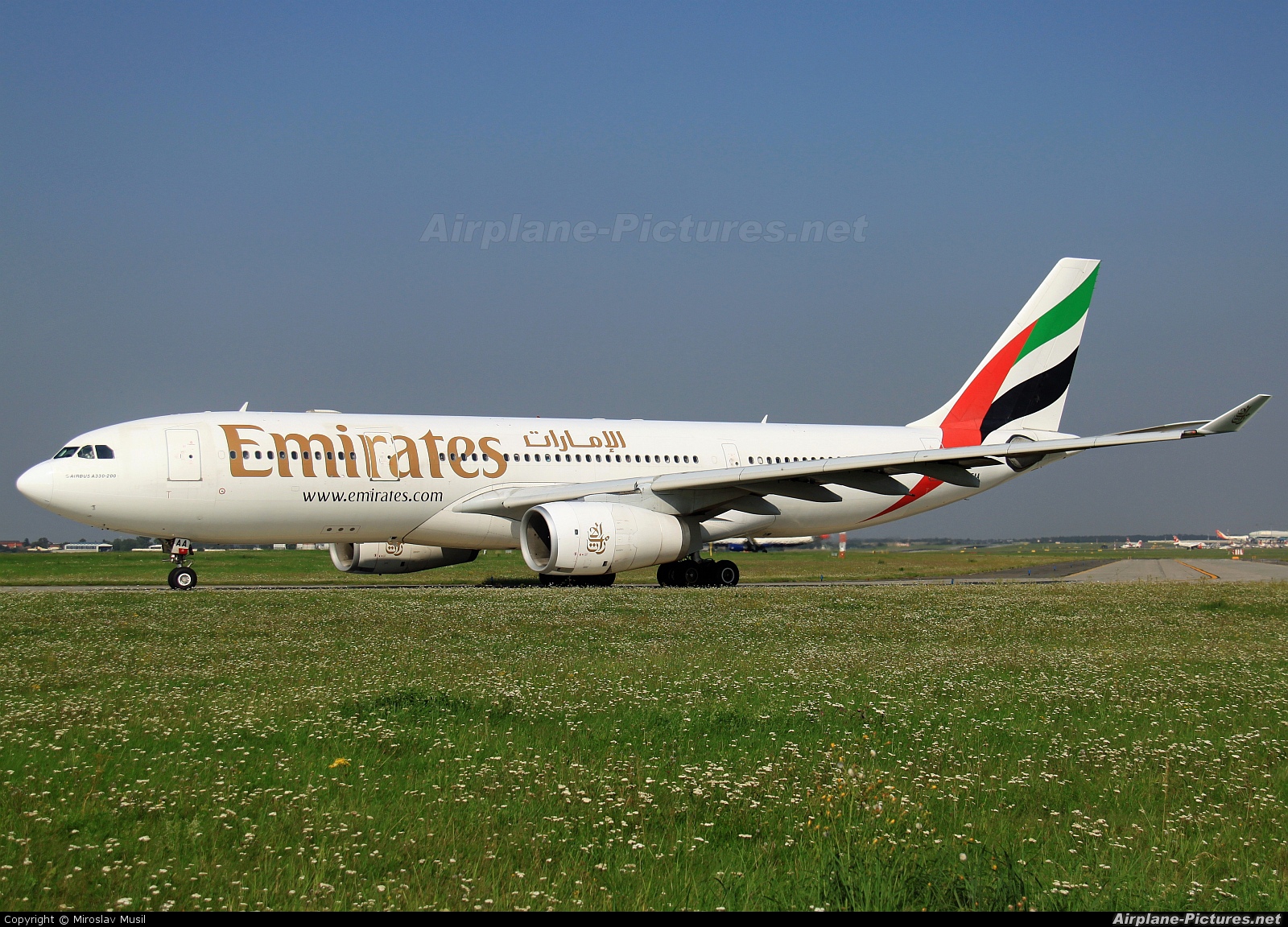 Emirates Airlines A6-EAA aircraft at Prague - Václav Havel