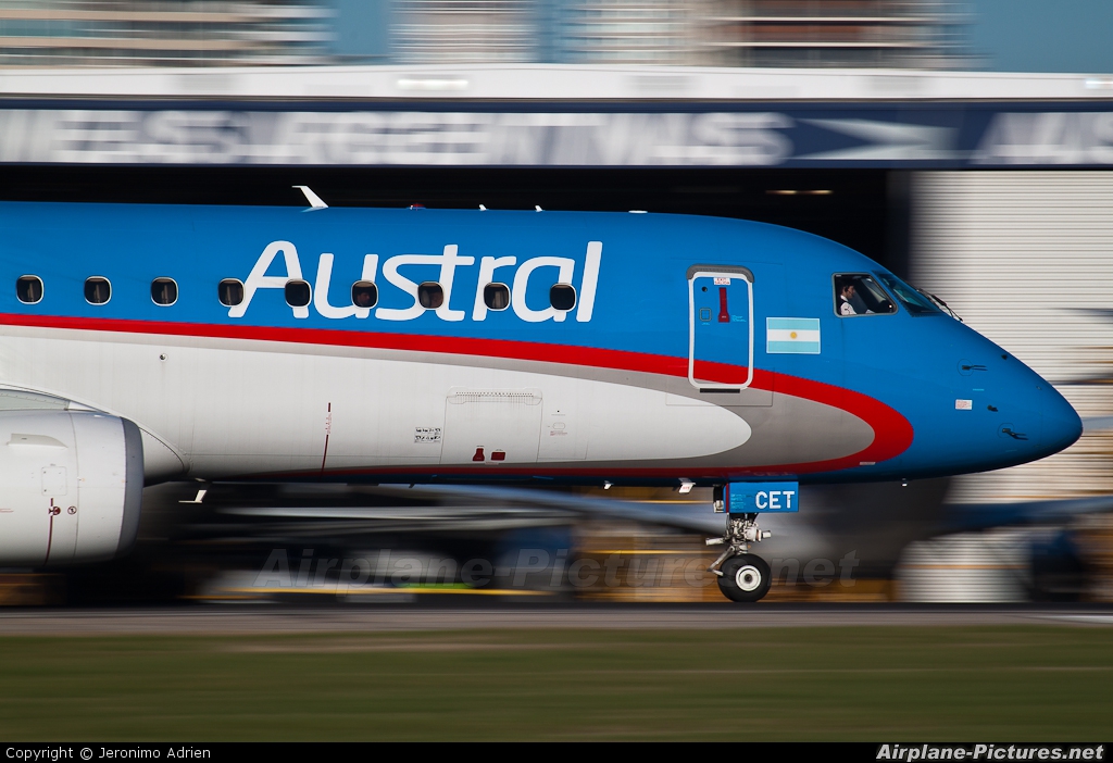 Austral Lineas Aereas LV-CET aircraft at Buenos Aires - Jorge Newbery