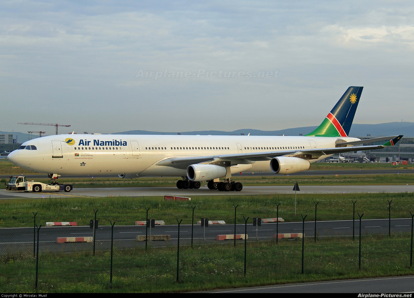 Air Namibia V5-NME aircraft at Frankfurt