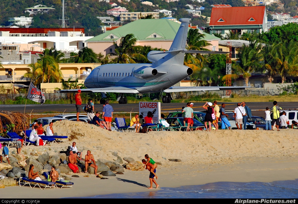 Private F-HCBM aircraft at Sint Maarten - Princess Juliana Intl