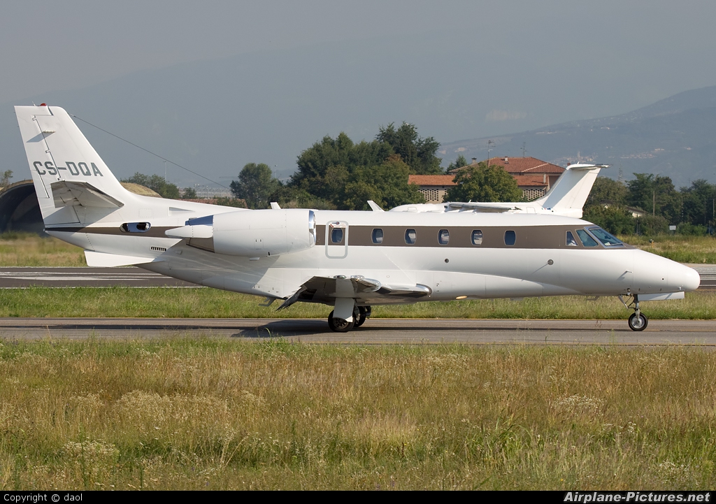 NetJets Europe (Portugal) CS-DQA aircraft at Verona - Villafranca