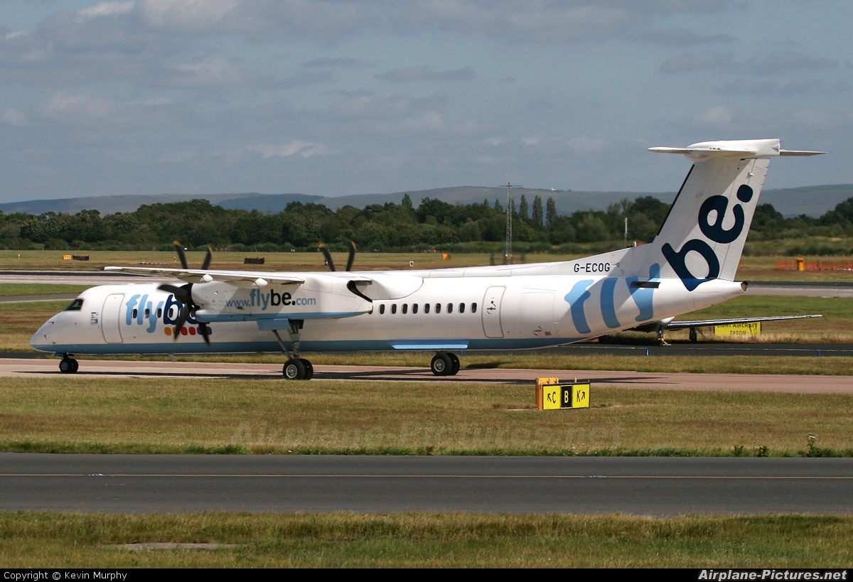 Flybe G-ECOG aircraft at Manchester