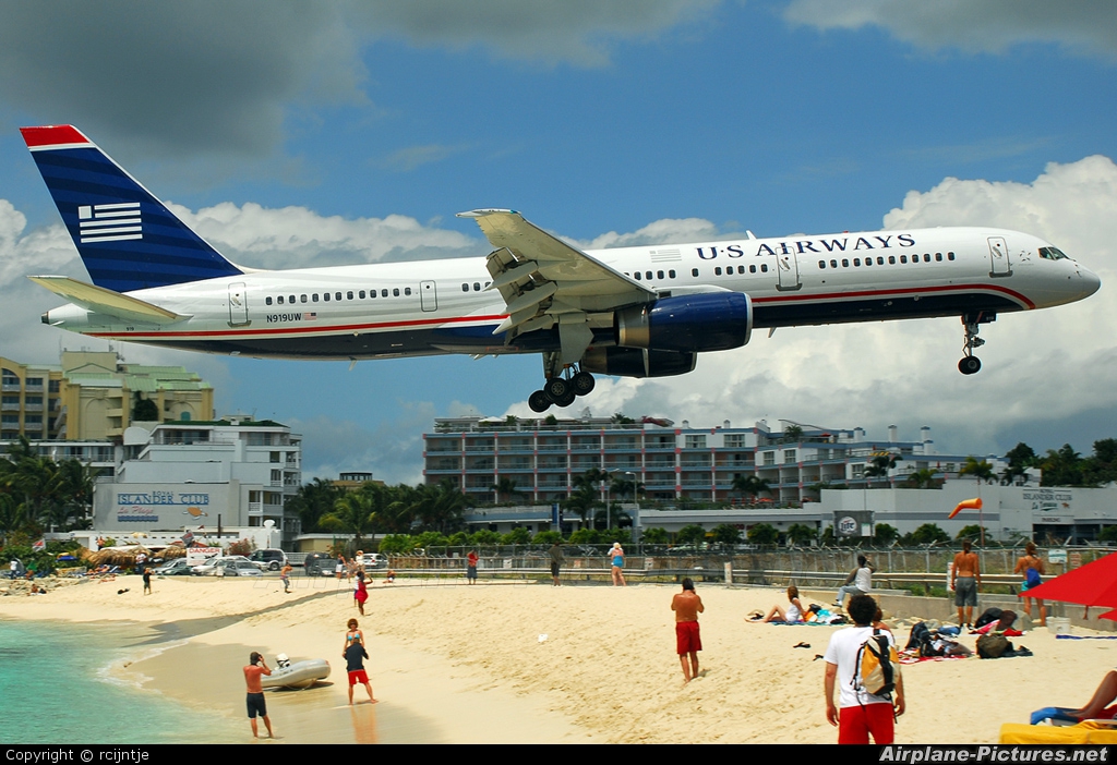 US Airways N919UW aircraft at Sint Maarten - Princess Juliana Intl