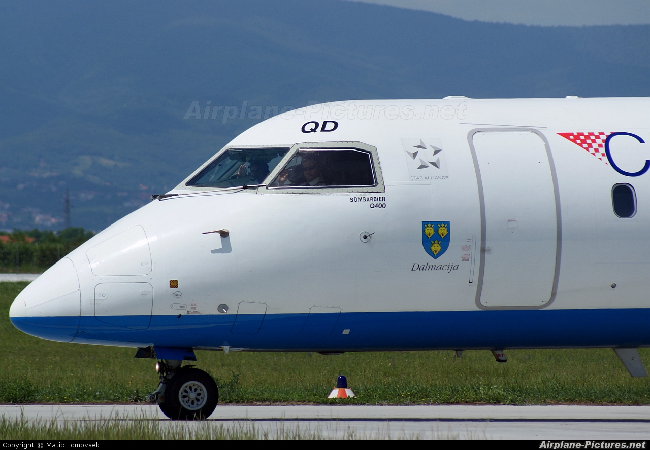 Croatia Airlines 9A-CQD aircraft at Zagreb