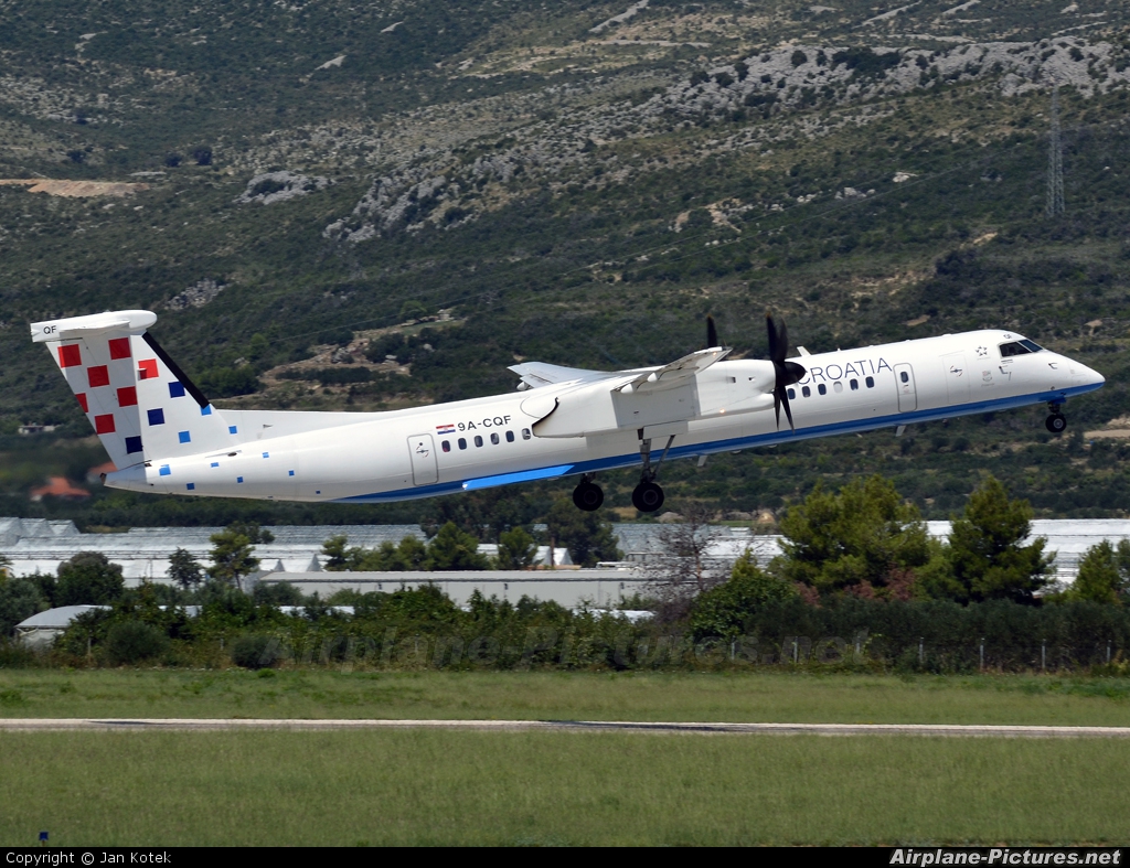 Croatia Airlines 9A-CQF aircraft at Split - Kaštela