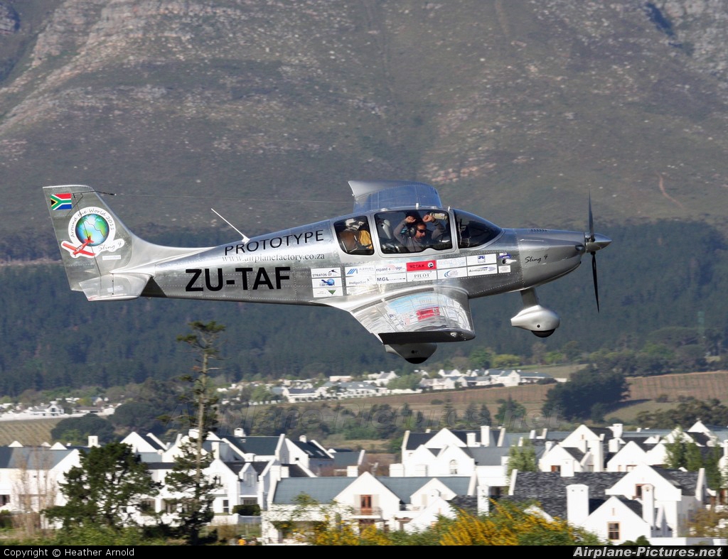 The Airplane Factory ZU-TAF aircraft at Stellenbosch