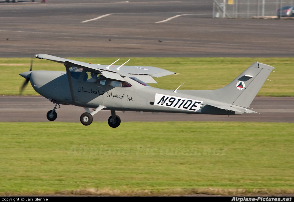 Afghanistan - Air Force N9110E aircraft at Prestwick