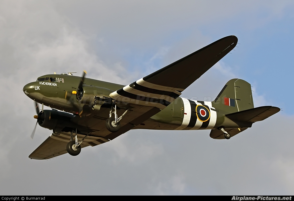 Royal Air Force "Battle of Britain Memorial Flight" ZA947 aircraft at Malta Intl