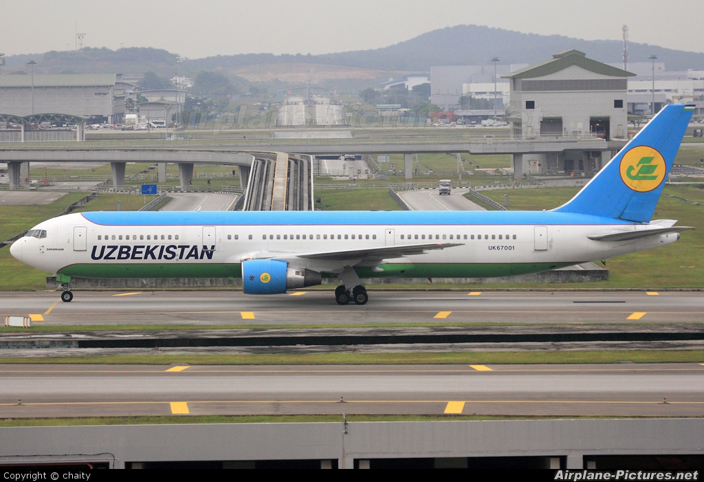 Uzbekistan Airways UK67001 aircraft at Kuala Lumpur Intl