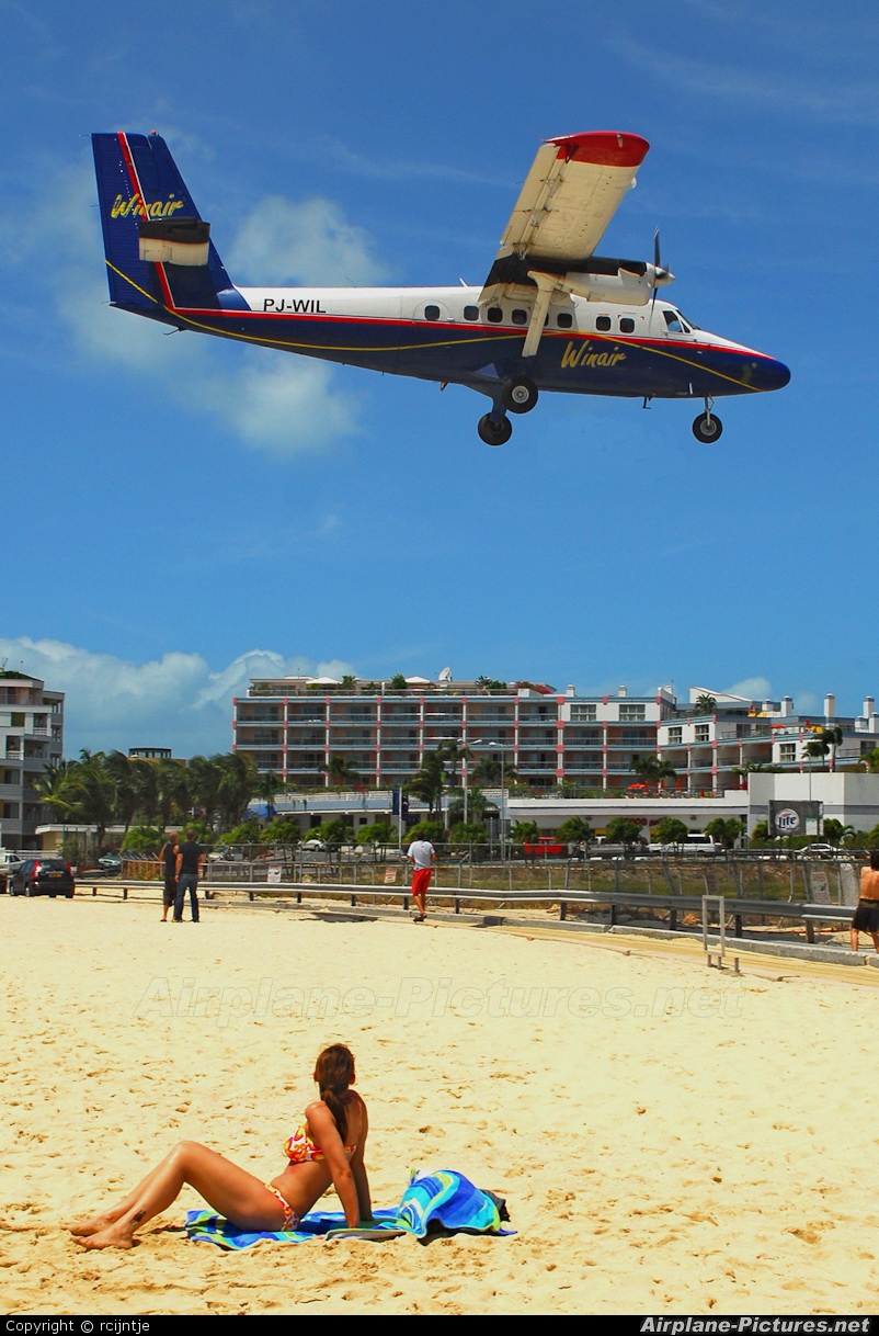 Winair PJ-WIL aircraft at Sint Maarten - Princess Juliana Intl