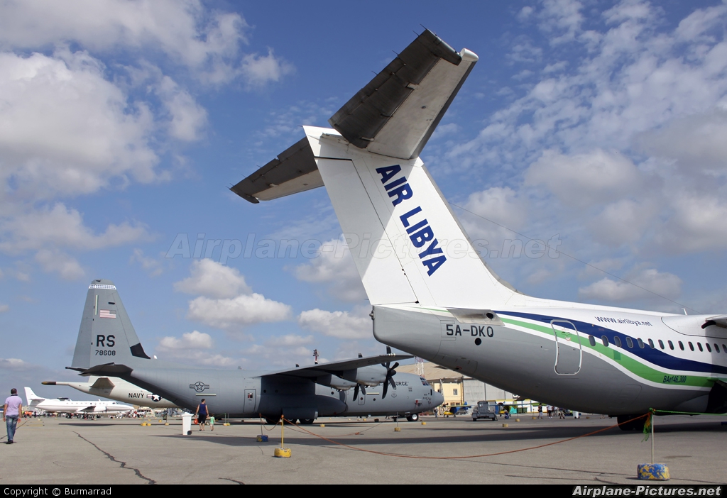Air Libya 5A-DKQ aircraft at Malta Intl