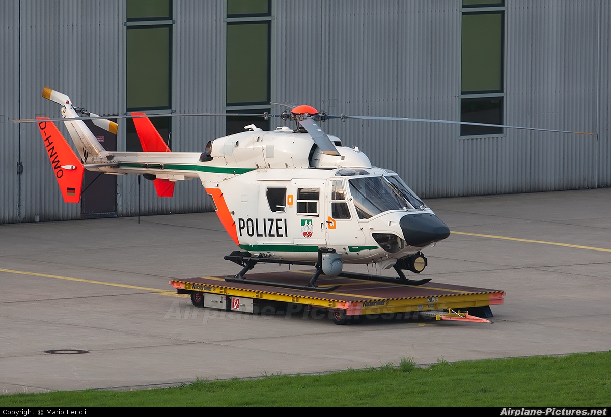Germany - Police D-HNWO aircraft at Düsseldorf