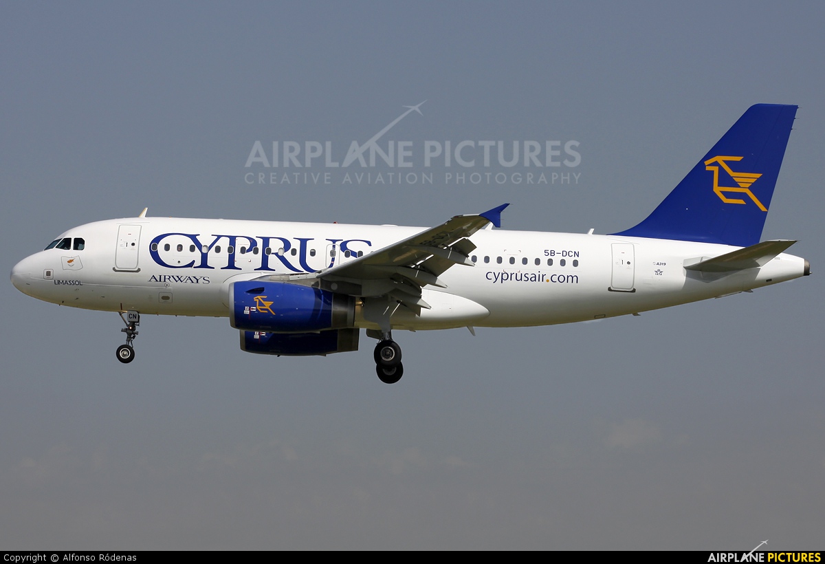 Cyprus Airways 5B-DCN aircraft at Barcelona - El Prat