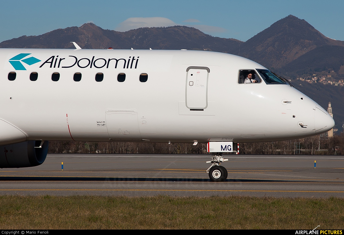 Air Dolomiti D-AEMG aircraft at Bergamo - Orio al Serio
