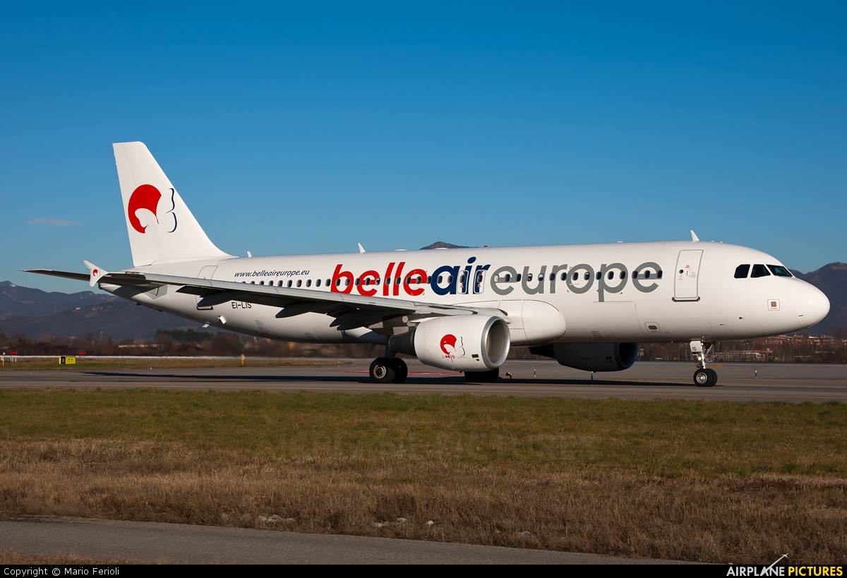 BelleAir EI-LIS aircraft at Bergamo - Orio al Serio