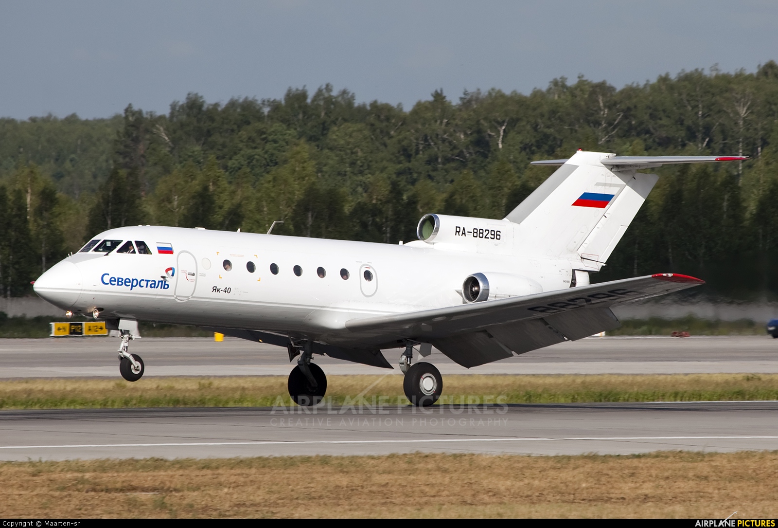 Severstal RA-88296 aircraft at Moscow - Domodedovo