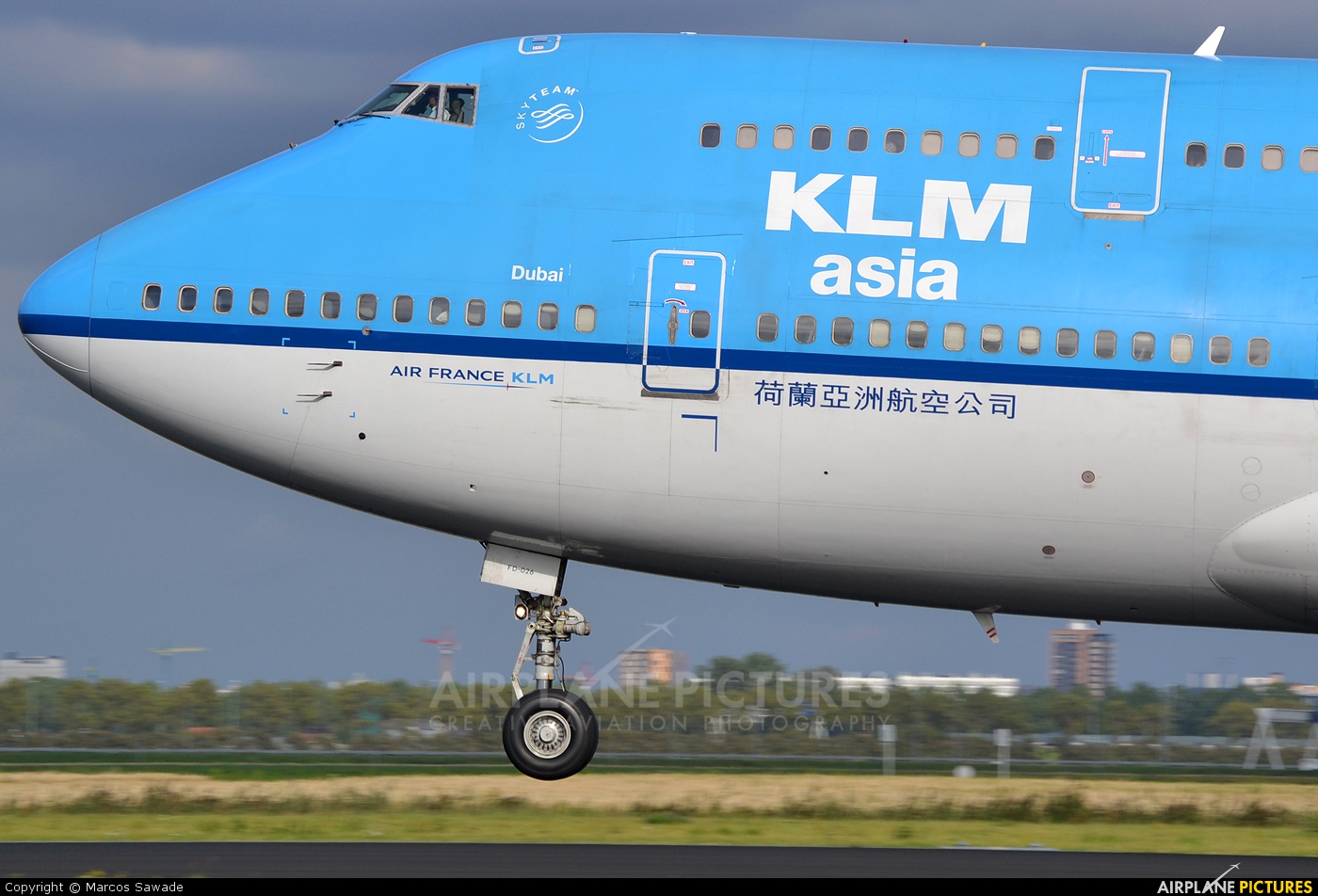 KLM Asia PH-BFD aircraft at Amsterdam - Schiphol