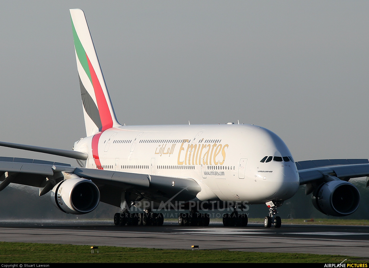 Emirates Airlines A6-EDR aircraft at Manchester