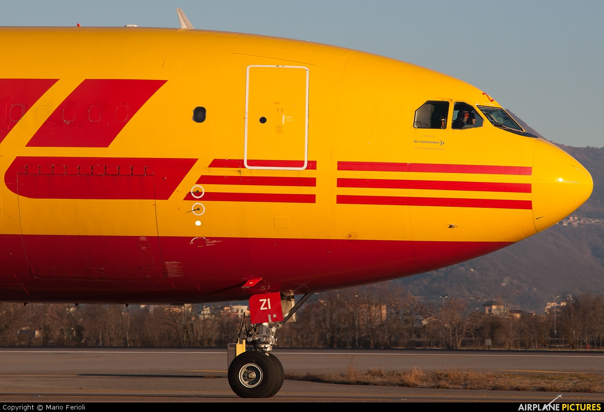 DHL Cargo EI-OZI aircraft at Bergamo - Orio al Serio
