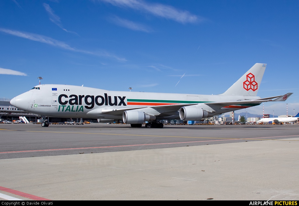 Cargolux Italia LX-KCV aircraft at Milan - Malpensa