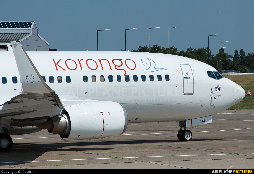 Korongo Airlines OO-LTM aircraft at Berlin - Tegel